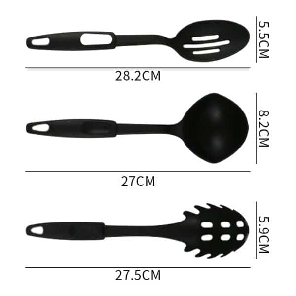 Black 6pcs/set Kitchen Utensils Set - Image 5