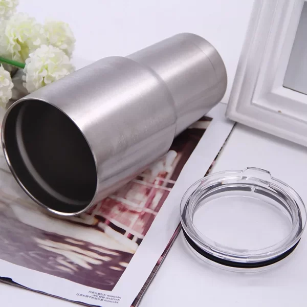 20/30 OZ Stainless Steel Travel Mug Double Wall Vacuum Insulation Water Coffee Cup Insulated Tumbler with Lid Outdoor Coffee Mug - Image 3