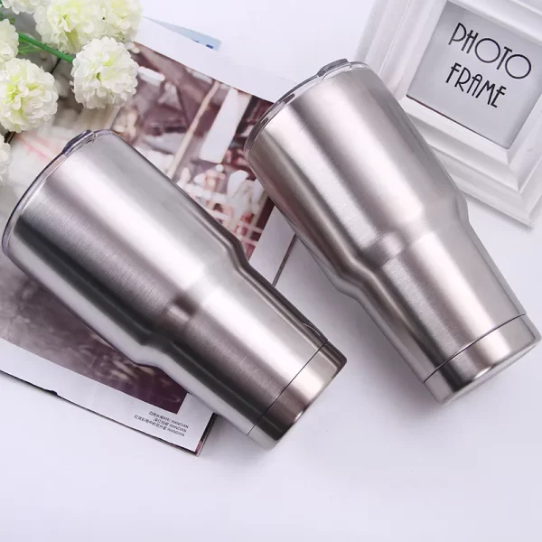 20/30 OZ Stainless Steel Travel Mug Double Wall Vacuum Insulation Water Coffee Cup Insulated Tumbler with Lid Outdoor Coffee Mug - Image 6