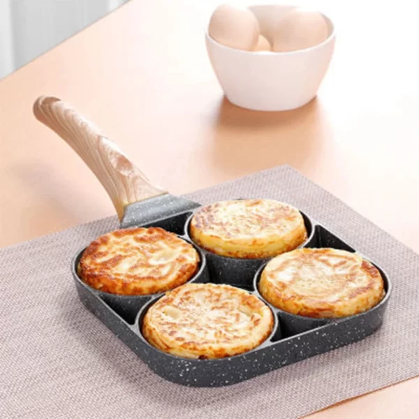 Non-Stick Pan Fried Egg Ham Burger Meat Pancake Pan Bakelite Anti-Scald Handle Frying Pan  Cooking Utensils - Image 2