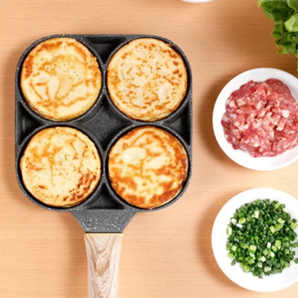 Non-Stick Pan Fried Egg Ham Burger Meat Pancake Pan Bakelite Anti-Scald Handle Frying Pan  Cooking Utensils - Image 3