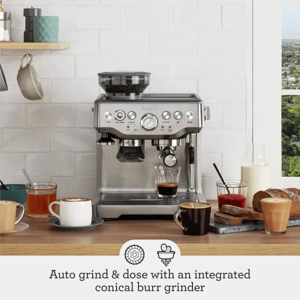BES870XL Espresso Machine, One Size, Brushed Stainless Steel - Image 3