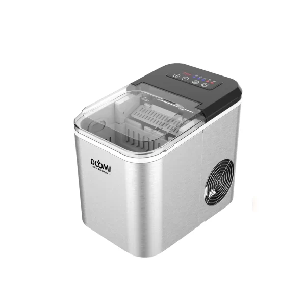 26.5 Pounds Daily Capacity High-Efficiency Ice Maker - Quick 6-Minute Production Of 9 Bullet Ice Cubes, Compact Self-Cleaning