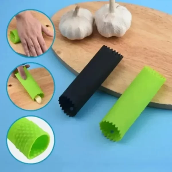 Garlic Stripper Tube Peeling Garlic Peeling Silicone Garlic Peeler Peel Easy Useful Easy Kitchen Tools Non-toxic Safety Gadget - Image 3