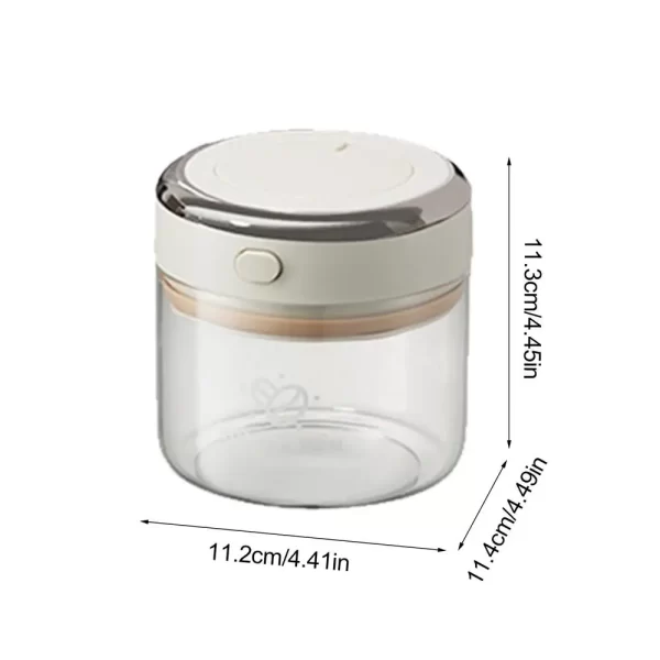 Coffee Bean Container Glass Food Storage Container Leak-proof Vacuum Coffee Canister Coffee Storage Container With Airtight Lid - Image 3
