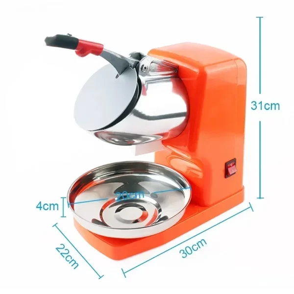 110V/220V Stainless Steel Electric Ice Crusher Chopper Commercial Slush Sand Block Shaver Snow Cone Smoothie Slushies Machine EU - Image 4