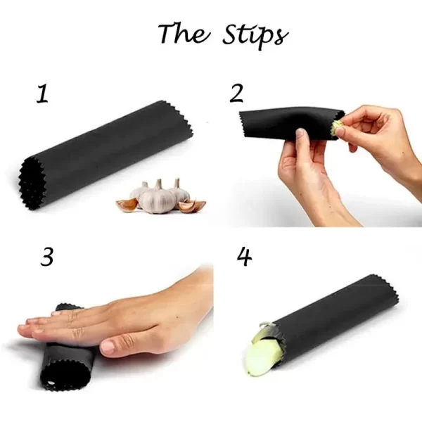 Garlic Stripper Tube Peeling Garlic Peeling Silicone Garlic Peeler Peel Easy Useful Easy Kitchen Tools Non-toxic Safety Gadget - Image 5