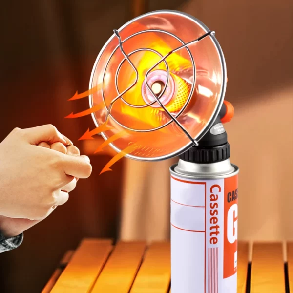 Portable Propane Heater with Protective Mesh Safe Tent Heater Gas Heater Outdoor Heater for Tents Winter Fishing Outdoor Use