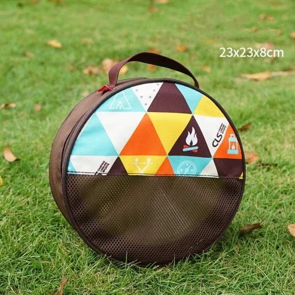 Camp Cooking Portable Dining Plate Set of 17/22 Outdoor Camping Tableware Self driving BBQ Plate Home Soup Pot Bowl Plate Set - Image 6