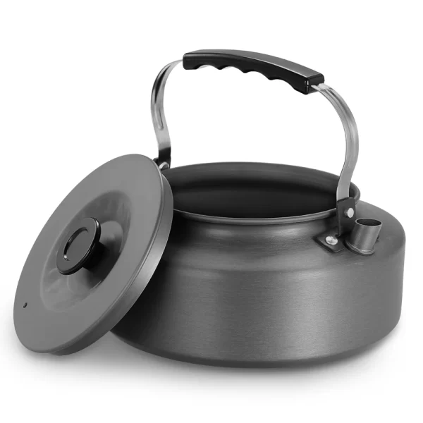 1.2L 1.6L Portable Outdoor Water Kettle Water Pot Teapot Coffee Pot Indoor Aluminum Alloy Tea Kettle Camping Hiking Picnic Pot - Image 8