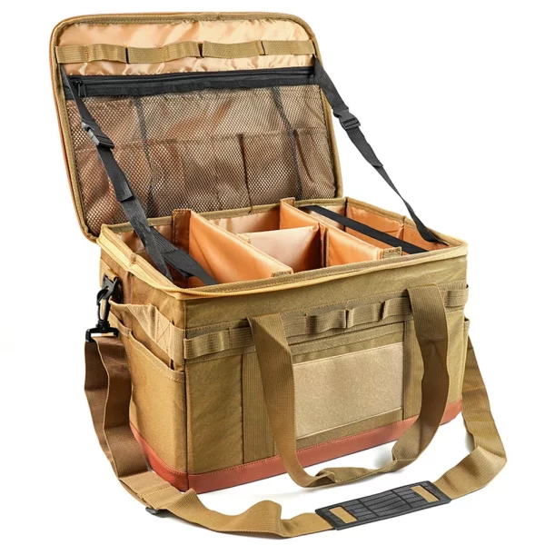 30L Camping Cooking Utensil Organizer Large Capacity Car Trunk Storage Bag Detachable Multifunctional Camping Stove Storage Case - Image 8