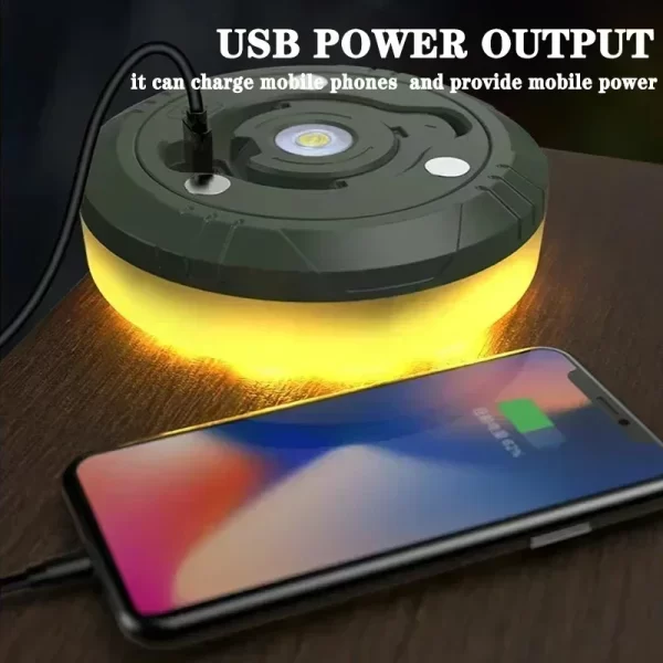 10M Waterproof Recyclable LED Camping Light Strip 4-in-1 Multi-Purpose Outdoor Atmosphere Lamp for Tent Garden Room Decoration - Image 6