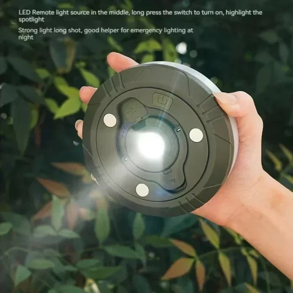10M Waterproof Recyclable LED Camping Light Strip 4-in-1 Multi-Purpose Outdoor Atmosphere Lamp for Tent Garden Room Decoration - Image 4