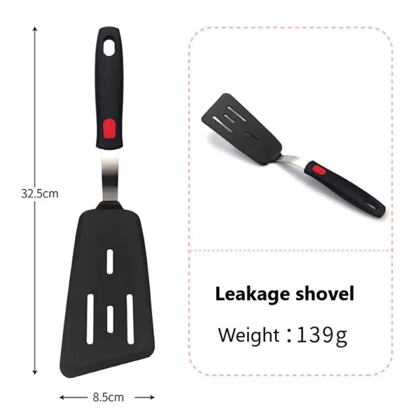 Silicone Spatula for Non Stick Pots High-temperature Resistant  High Quality Stir Spring Steel Fry Spatula tool Kitchen Utensils - Image 8
