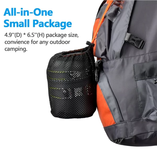 Portable Camping Cookware Set Outdoor Pot Tableware Kit Cooking Water Kettle Pan Travel Cutlery Utensils Hiking Picnic Tourist - Image 4