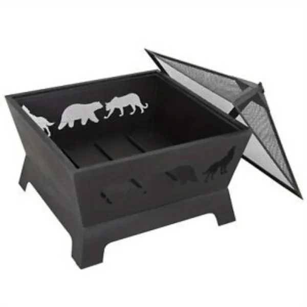 Barrone Fire Pit Outdoor Patio Garden Backyard Stove Firepit Brazier Fireplace - Image 5