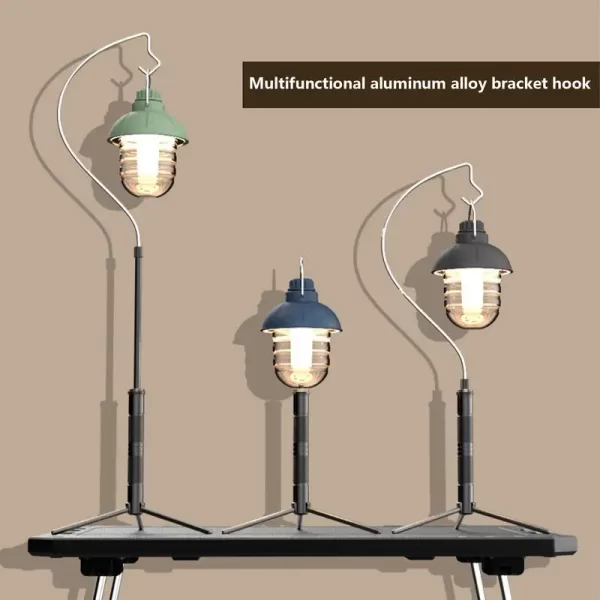 Telescoping Camping Light Stand Portable Foldable Light Tripod Lantern Pole Outdoor Light Holder Lamp Hanger Camping Supplies - Image 3