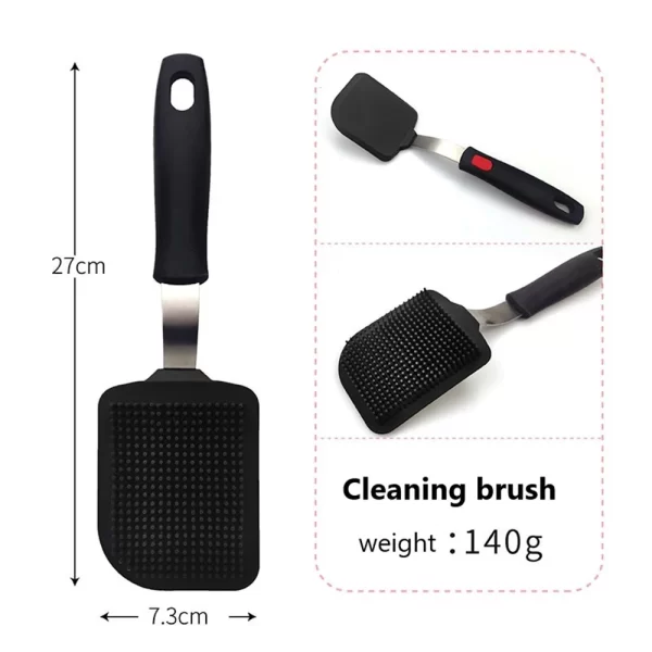 Silicone Spatula for Non Stick Pots High-temperature Resistant  High Quality Stir Spring Steel Fry Spatula tool Kitchen Utensils - Image 12