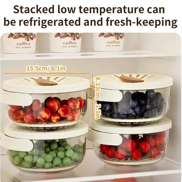 3 in 1 Kitchen Colanders Bowl - Image 6