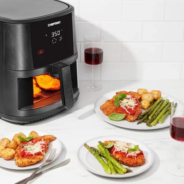 Most Convenient And Healthy Way To Cook Oil-Free,Watch Food Cook To Crispy And Low-Calorie Finish Through Convenient Window,8 Qt - Image 3