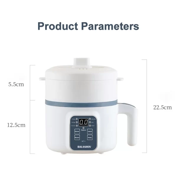 110V/220V Electric Rice Cooker Multicooker Multifunction Pot Mini Hotpot Appliances for The Kitchen and Home Pots Offers - Image 6