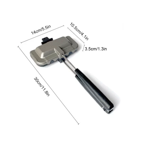 Breakfast Sandwich Maker Double-sided Non Stick Frying Pan Flip Grill Pan for Pancakes Omelets Toast - Image 6