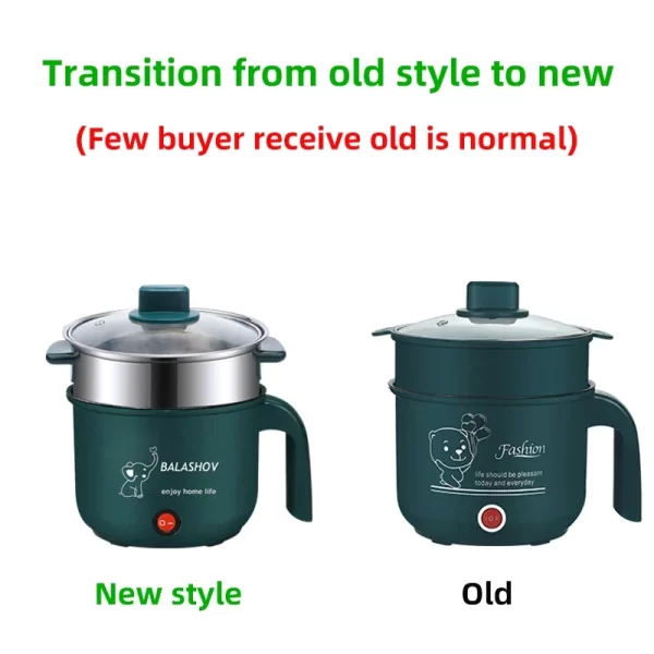 Mini Electric Rice Cooker 2 People Food Noodle Single/Double Layer Non-stick Pan - Image 4