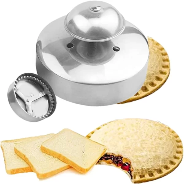 Sandwich  and Sealer for , Stainless Steel Round Sandwich , Sandwich Sealer and Decruster, Sandwich Maker, Sandwich  for Making - Image 2