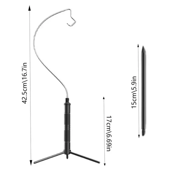 Telescoping Camping Light Stand Portable Foldable Light Tripod Lantern Pole Outdoor Light Holder Lamp Hanger Camping Supplies - Image 6