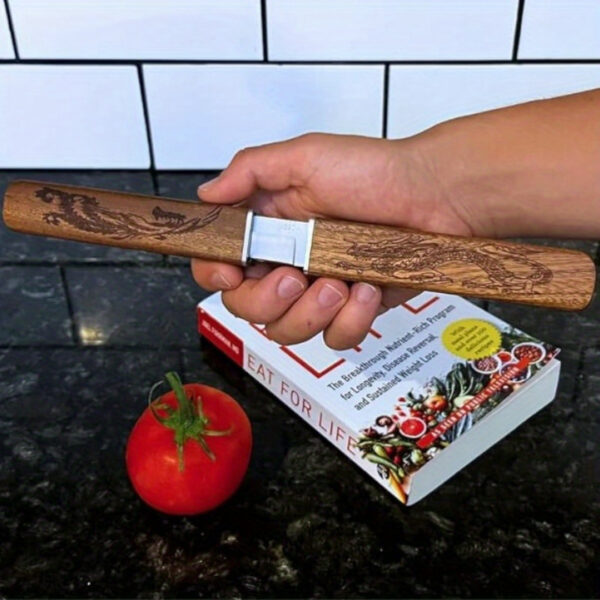Handmade Portable 2 In 1 Dragon and Phoenix Double Blades - Image 3