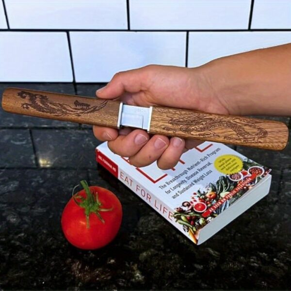 Handmade Portable 2 In 1 Dragon and Phoenix Double Blades - Image 5