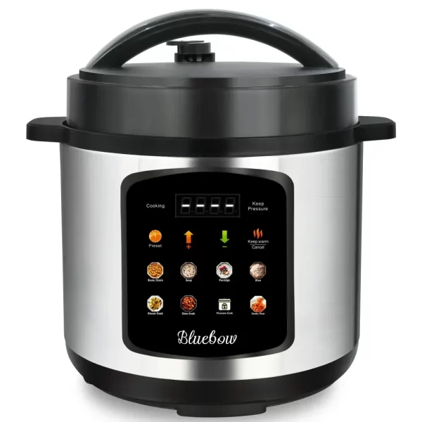 6.5 Quart Electric Pressure Cooker, 8-in-1 Multi Cooker Rice Cooker Slow Cooker Sauté Steamer, Stainless Steel - Image 2