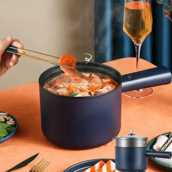 220V Multifunction Cooker Household Single/Double Layer Hot Pot  Rice Cooker Student Dormitory Mini Non-stick Pan Pots
