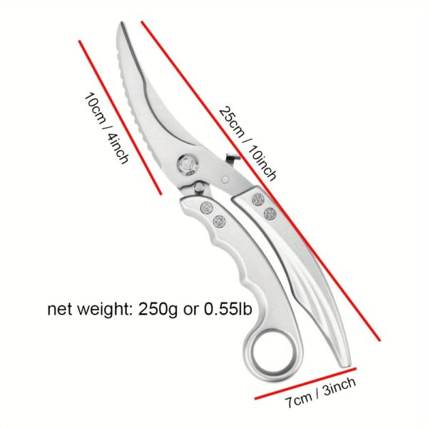 Heavy Duty Stainless Steel Bone-Cut Scissors - Image 2