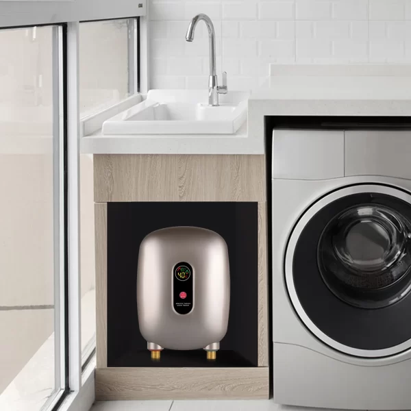 Mini Gold Tankless Instant Water Heater Electric Heater Shower Kitchen Tap Faucet 3KW 110V for Bathroom Kitchen - Image 3