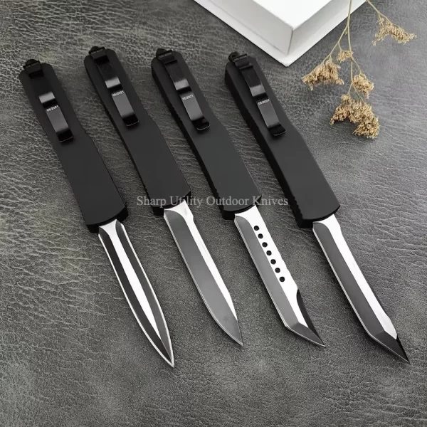 Micro UT70 Survival Tactical Pocket Knifes 440C Blade Zinc Alloy Handle Self Defense EDC Knife Hunting Adventure Utility Tools
