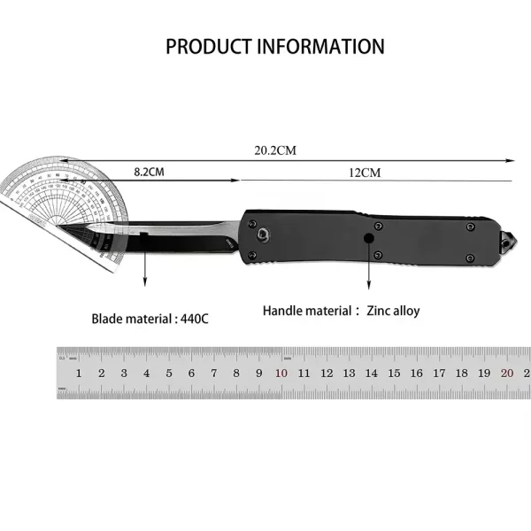 Micro UT70 Survival Tactical Pocket Knifes 440C Blade Zinc Alloy Handle Self Defense EDC Knife Hunting Adventure Utility Tools - Image 6